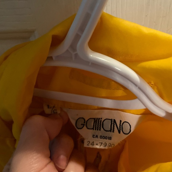 galliano windbreaker yellow - Picture 2 of 7